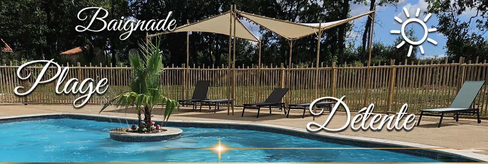 Piscine chauffée camping en Vendée locations de vacances en Vendée