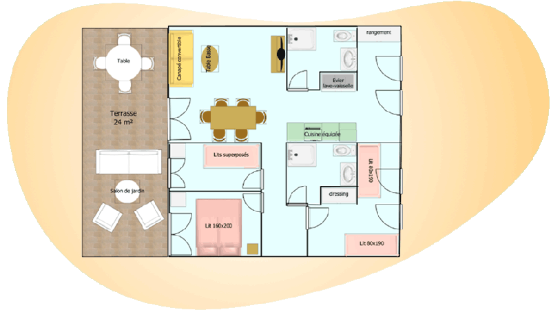 Location de vacances en vendée plan mobilhome La Faute sur Mer Mareuil sur Lay sables d olonne