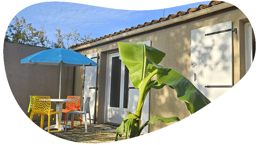 terrasse location 1 chambre Vendée
